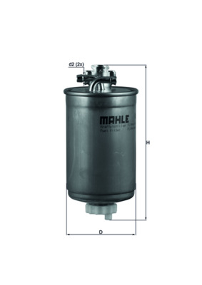 Palivový filtr - KL180 MAHLE - 1022920, 5025096, 7200986