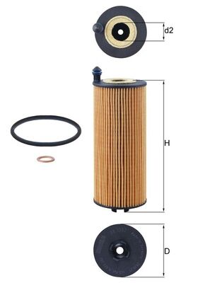 OX1302D, Olejový filtr, Filtr olej., MAHLE, 11428092620, 175535, ADBP210084, E258HD379, HU6032Z