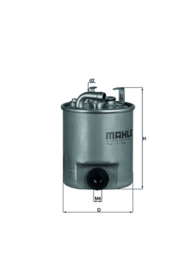 Fuel Filter - KL195 MAHLE - 05103577AA, 6120920001, 05103577AB