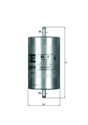 KL9, Palivový filtr, Filtr paliv., MAHLE, 0004442559, 0060800097, 1268231, 156713, 1640070J00, 25067059, 4055020005, 4061-1117010-10, 46626801-1, 5018035, 60577440, EAC3112, 1270038, 156778, 4435104, 7700680162, 870X9155CA, 119113206100, 13321268231, 60523432, 7700680167, 9153580680, EFG107, 119113206104, 13321270038, 60800097, 7700741993, 91535807, 13329063165, 7700742386