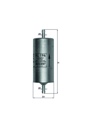 KL194, Kraftstofffilter, MAHLE, 71736102, 7680997, 154084456860, 3150100, 6844, ALG2048, B11, EFP214, EP218, FB112, FIG7095, G9716, GFE7233, H312WK, L239, VFF214, WK413, FT5678, VFF471