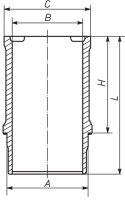 039WN1501, Vložený válec, Vlož.válec 2,1D s těs., MAHLE, 1460406000, 88510110, CH5082200, 1460651000