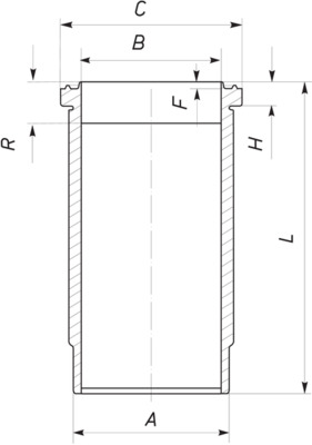 037WN3001, Vložený válec, Vlož.válec s těs., MAHLE, 478140, 478149, 478141, 4781415, 478142, 1445818000, 20040412200, 89399110, 15-458180-00, 20040412210