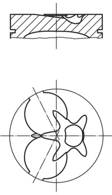 0020700, Kolben mit Ringen und Bolzen, MAHLE, 6150304818, 6150305218, 6150305818, 6150305918, 6150306318, 6150306418, A6150304818, A6150305218, A6150305818, A6150305918, A6150306318, A6150306418, 0873820010, 1759826, 93309600, PI4688000, 8717070000, 8717070002, 8770472