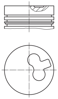0141700, Kolben mit Ringen und Bolzen, MAHLE, 01552904, 01552907, 1552900, 1552901, 1552904, 1552905, 1552906, 1552907, 745F6K105AAA, 745F6K105ABA, 745F6K105AEA, 745F6K105AFA, 745F6K105AGA, 745F6K105AHA, 1759507, 8720730002, 92813600, PI2917000, 8770860, 8770860000