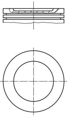 0376600, Píst včetně kroužků a čepu, Píst komp., MAHLE, 271229, 271329, 271329-0, 272122, 93116600