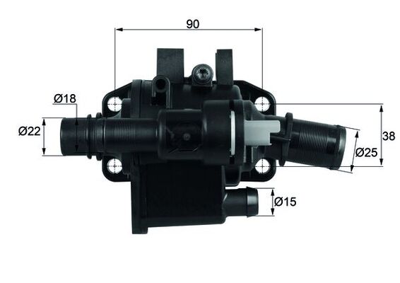 TH4283, Termostat, chladivo, Termostat, MAHLE, 1148098, 1336V6, 1769073J01, 9654393880, SU00100713, Y401151H0, 1348620, 1769073J01000, 9671565980, Y401151H0A, 1485768, Y401151H0B, 1516694, Y401151H0C, 1633908, 2S6Q8A586AA, 2S6Q8A586AB, 2S6Q8A586AC, 2S6Q8A586AD, 8M5Q8A586AA, 180218, 3300006, 34997, 4006212, 56083K, 725058, 78486, 820248, 862025083, DTM83560