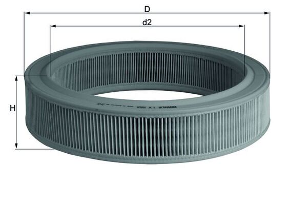 LX568, Luftfilter, MAHLE, 030129620, 030129620A, 032129620, 115946205, 115946205S, 077AR, 1121290002, 120640, 1457429915, 21110, 3003801, 585620, 99.112.02/20, A460, A47700, ADV182261, AF0240, AI3663, AR105, BFA2091, C2873, E89L01, EDA600, MA390/A, P038A, PC2357E, S3381A, VY5011, W222, WA6383