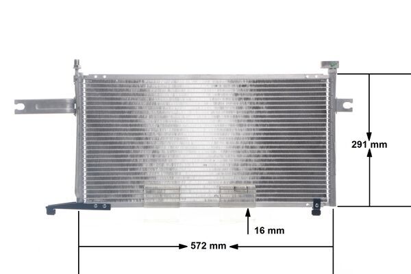 Condenser, air conditioning - AC319000S MAHLE - 921106F600, 072140N, 0821.3014