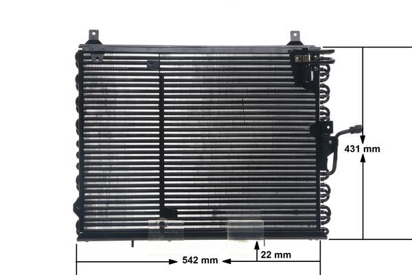 AC150000S, Condenser, air conditioning, MAHLE, 1248300570, 1248301370, A1248300570, A1248301370, 0806.2002, 10-45346-SX, 122050N, 30005160, 53696, 717V03, 816877, 888-0400004, 9212420, 94400, CN4084, CT11148, KDMS160, TSP0225038, V30-62-1005, 9212422, MS5160
