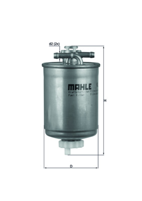 Kraftstofffilter - KL103 MAHLE - 6K0127401G, 6K0127401H, 0450905931