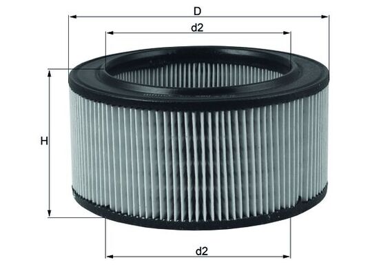 Vzduchový filtr - LX260 MAHLE - 1277747, 5003242, 7987942