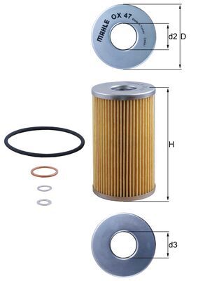 OX47D, Ölfilter, MAHLE, 0001800009, 0009839005, 0141150811, 0256544M1, 27701002178, 46A2, 5000677, 5577968, E063344, EFOL7, F231201310110, 0001844225, 2730287M1, 3357457, 5011885, 605412970004, 6438565, 7701002178, F321215310110, 0001844302, 2730827M91, 7984261, 905412970004, A700X6744BA, 0001844325, A730X6731DA, 0001848101, A83OX6731ABA, 0001848301, EFL64