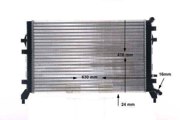 CR1382000S, Chladič, chlazení motoru, Chladič motoru, MAHLE, 1K0121251BN, 1K0121251CM, 040044N, 102148, 105452, 342220, 359000301410, 53884, 65294, 716920, 8221505, AD322R009, VN2295, 102148/A, 359000391410, 735179, VW2295