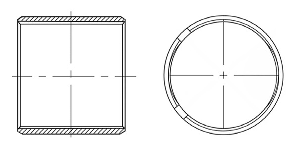 029BS10265300, Small End Bushes, connecting rod, MAHLE, 028105431C, 55-3729, 71592690, VPS04015, 55-3729SEMI, 77214690, 55-3729/4, 55-3729/4SEMI