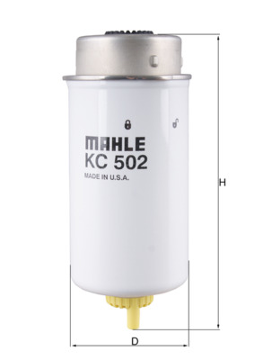 Fuel Filter - KC502 MAHLE - 1685852, 1712932, 3C119155BD