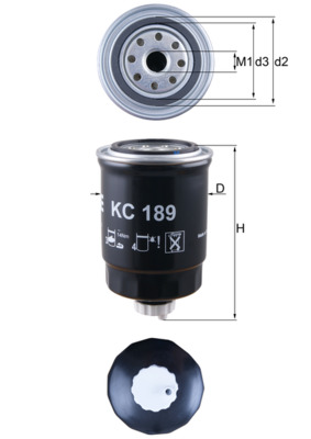 KC189, Kraftstofffilter, MAHLE, 16400BN303, 60003117480, 6003112110, 16400EB300, C6003117480, 16400EB30A, 16400JR00A, 164037F400, 164037F401, 164037F40A, 164037F40B, 16403JR00A, 110157, 1457434439, 153071760636, 186933, 2444400, 3001190, 30190, 31782306, 33616, 36143230004, 4440FS, 4543, 5113, 7690543, ADN12322, ALG2170, BFF8133, CNS13013