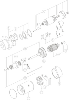 MS139, Starter, MAHLE, Iveco EuroCargo New Holland D180 F4AE3481*, 0000504120738, 504154745, 0005801520336, 500059583, 500059584, 504120738, 504368346, 5801520336, 0001231039, 106686, 114307, 438331, CST10737AS, DRS0153, LRS02554, STR79195, 0001251003, 116473, 458764, CST10737GS, 0001251004, 0001263023, 0001263024, 0986022400, 30172