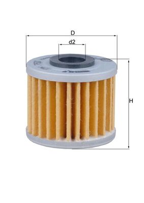 OX793, Oil Filter, MAHLE, 15412-MEN-671, 8000A7019, 15412MEB671, 15412MEN671, COF016, H1016, KN116