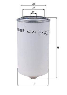 KC544, Fuel Filter, MAHLE, 1158901, 1437070, 402617200, 81125030083, 1450269, Z427822002, 1529647, 154072382201, 35461, 4124FS, 545125, BF7941, ELG5577, F026402790, FP5674, FS19584, H190WK, PS9698, RN220, WK9047, 50014124, N2790