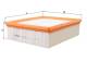 Luftfilter - LX593/1 MAHLE - 059133843, 059133843A, 59133843