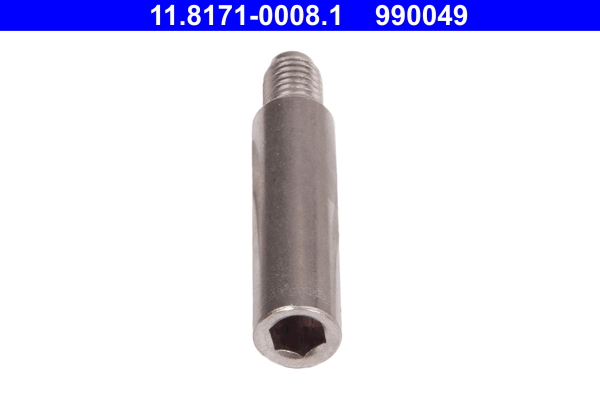 11.8171-0008.1, Führungsbolzen, Bremssattel, ATE, 0004210818, 0K20A-33-694, 11817100081, 15254670, 17679800, 251615219, 30648017, 3342541, 34110141349, 34111158200, 41139-9F500, 443933, 45004-SEA-E01, 47715-05010, 7201660, 7701049101, 77363591, 8955486, 90009164, 90297771, 92835194700, JLM2249, LR000750, 1J0615219, 34111157041, 542880, 6087586, 8969651, A0004210818, C2C27297