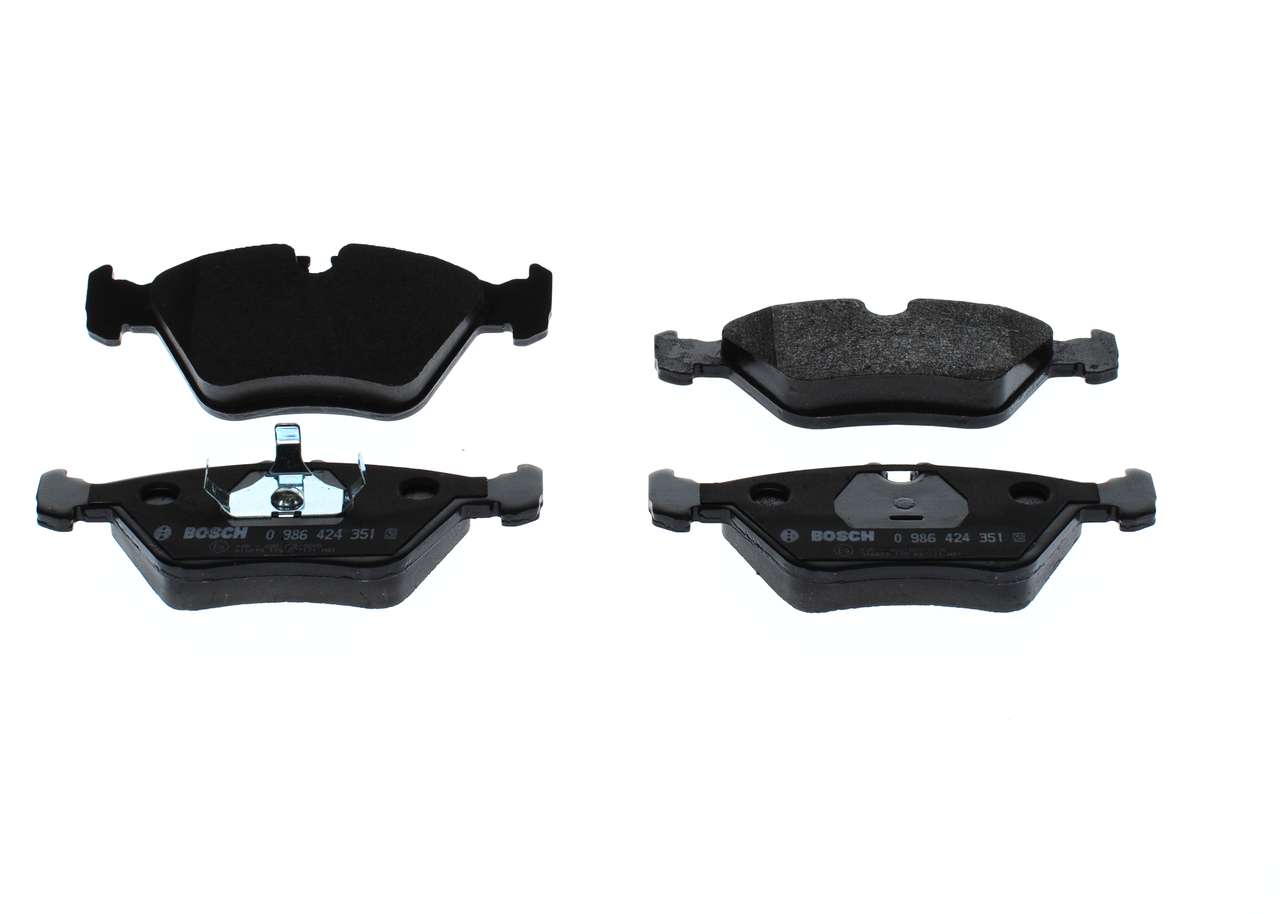 Brake Pad Set, disc brake - 0986424351 BOSCH - 425094, 441698151E ...