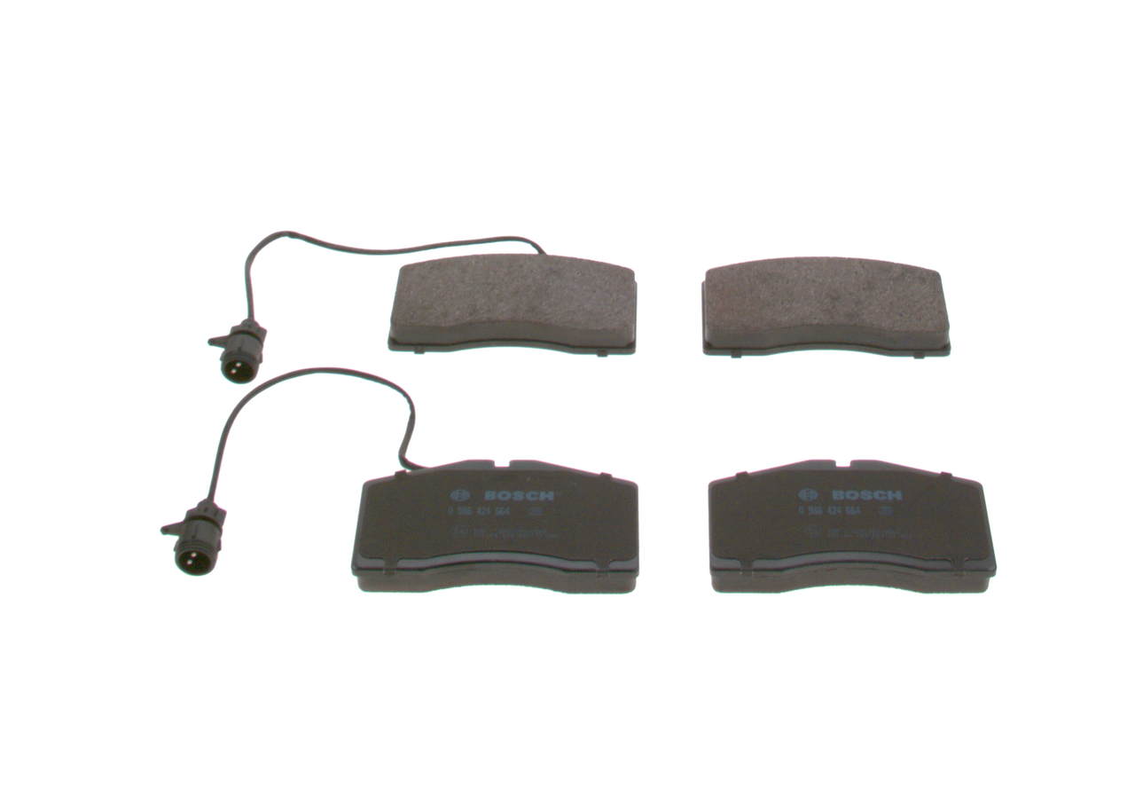 Brake Pad Set, disc brake - 0986424664 BOSCH - 4D0698151L, 4D0698151Q ...