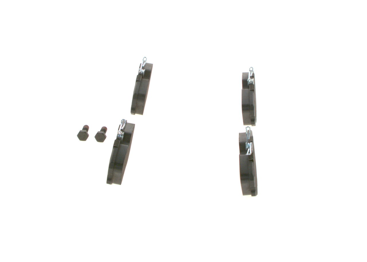 Brake Pad Set, disc brake - 0986494058 BOSCH - 701698451C, A0004208920 ...