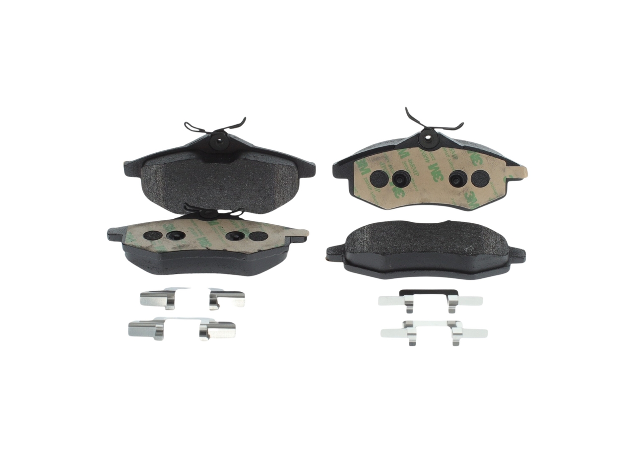 Brake Pad Set, disc brake - 0986494262 BOSCH - 425236, 425369, E172285 ...