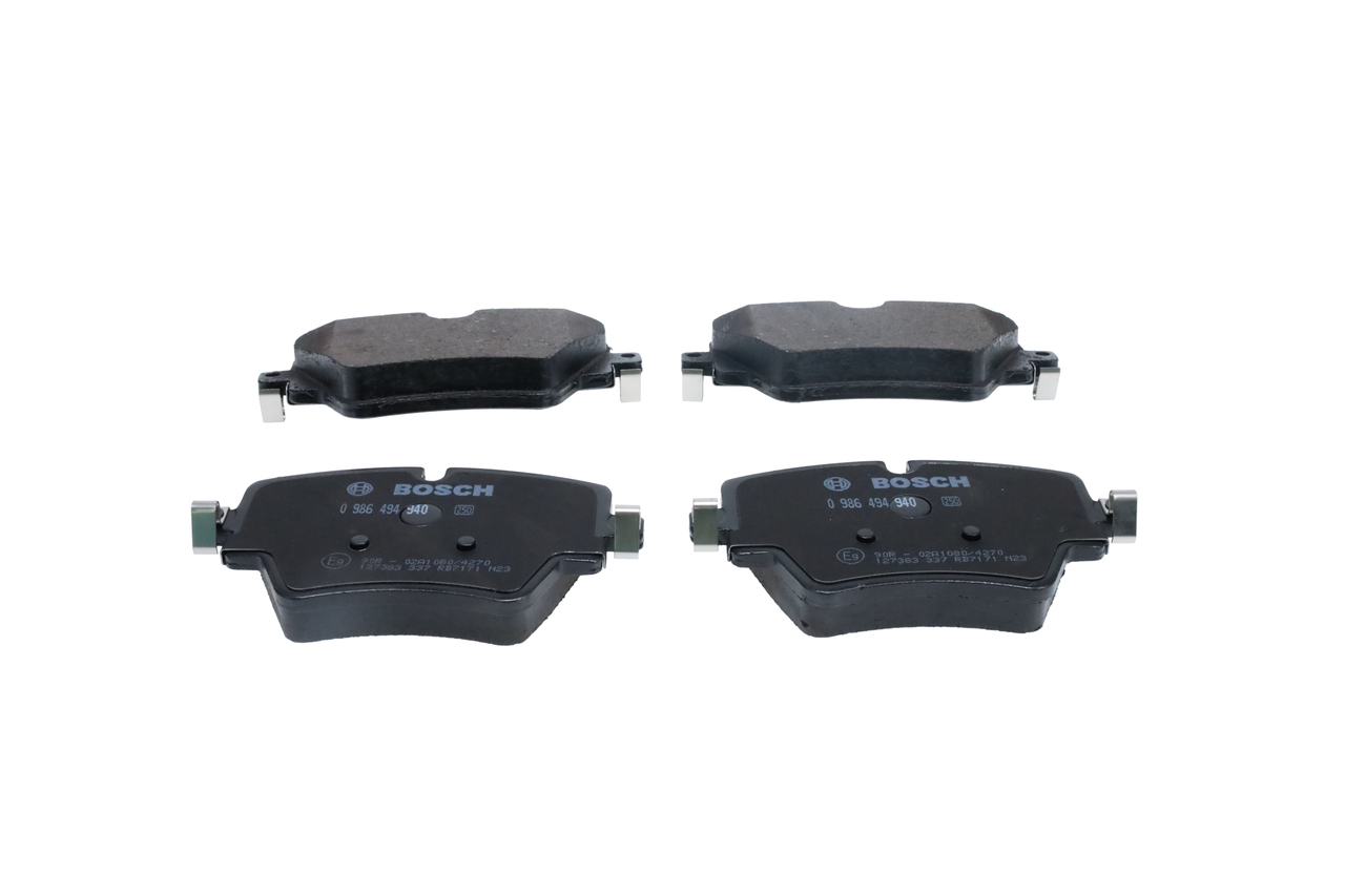 Brake Pad Set, disc brake - 0986494940 BOSCH - 34106860019, 34106882418 ...