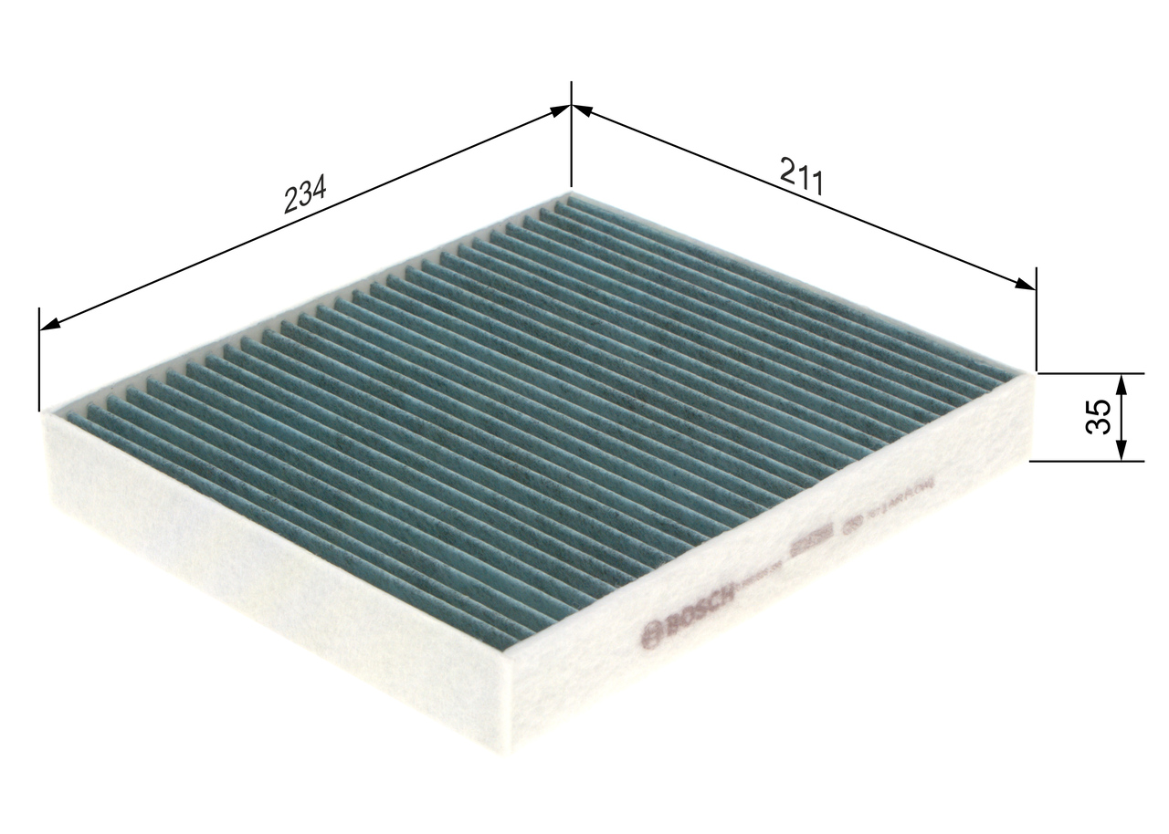 Filter, cabin air - 0986628536 BOSCH - 1354952, 30676484, 1354953 | K ...