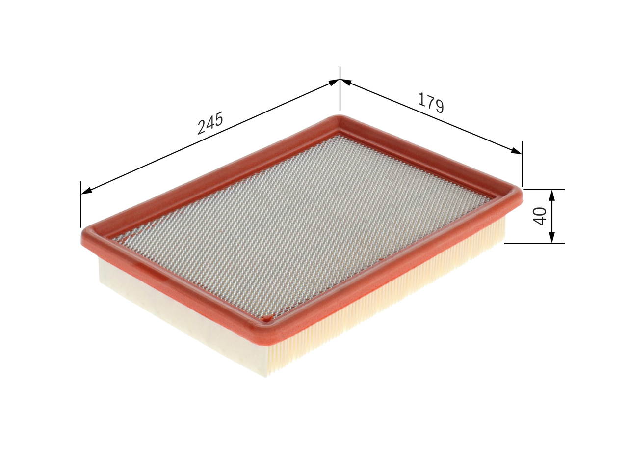 Air Filter - 1457433253 BOSCH - 60561931, 60595381, 7722936 | K MOTORSHOP
