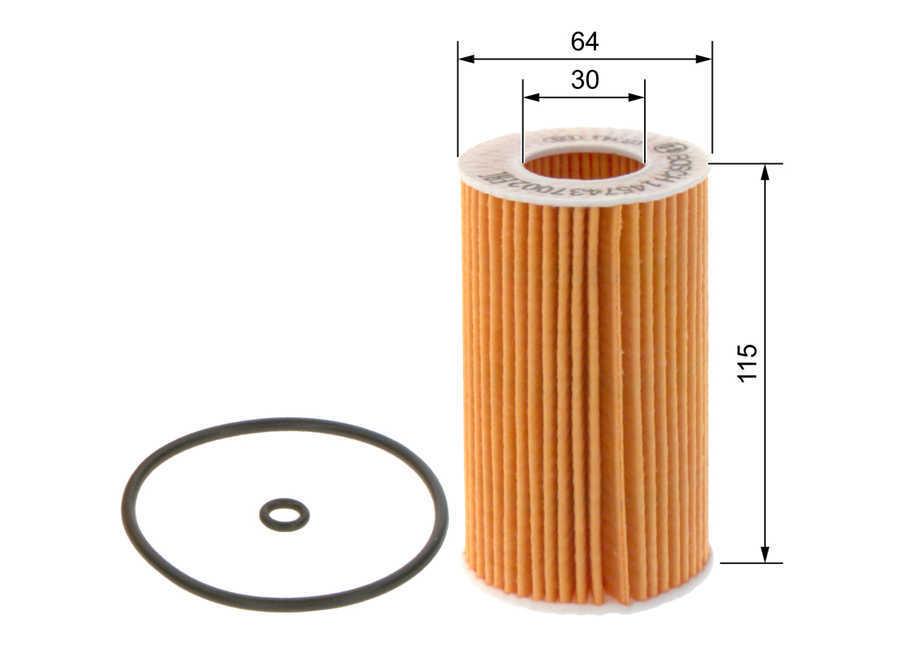 Oil Filter - 1457437002 BOSCH - 4772166, 5650319, 90544191 | K ...
