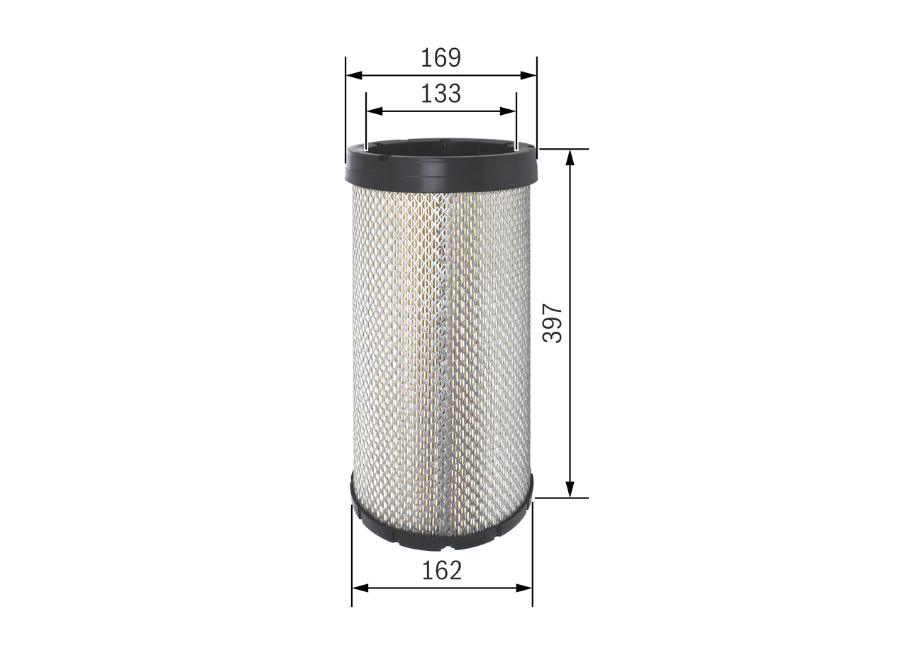 Secondary Air Filter - F026400601 BOSCH - 1335681, 1869991, 27.D41.00 ...