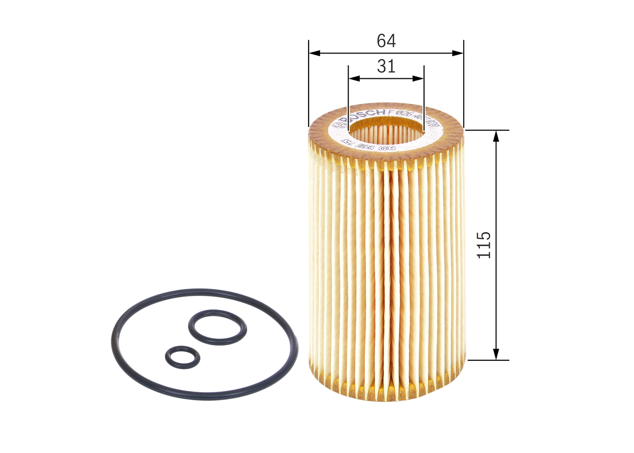 Oil Filter - F026407070 BOSCH - 15430-RBD-E01, 15430-RBD-E02, 2322 | K ...