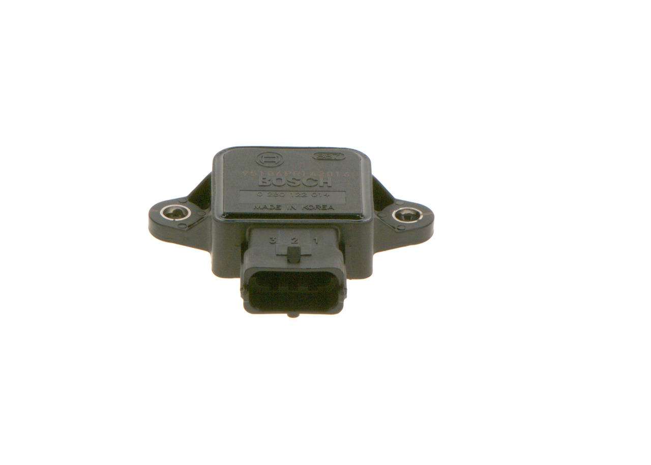 0280122014, Sensor, throttle position, BOSCH, 09181538, 21737962, 226201F700, 3517022600, 90530439, 90541502, 91173884, 91174211, 91358390, 9181538, 91176136, 91463150, 91177706, 0904004, 105086, 265600, 402003530, 6PX008476-251, V40720384, XPOT327, 40720384, 6PX008476-361