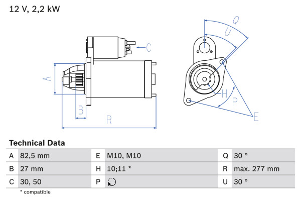 0986014660, Anlasser, Starter, BOSCH, 0041513501, 6611513101, A0031512901, A003151290180, 6611513401, A0031519801, 6611513501, A003151980180, 6611513701, A0041513501, 6611513801, A004151350180, A0041514401, A004151440180, A0041515601, A004151560180, A0041517901, A004151790180, A0061513201, 0031512901, 003151290180, 0031519801, 003151980180, 004151350180, 0041514401, 004151440180, 0041515601, 004151560180, 0041517901, 004151790180