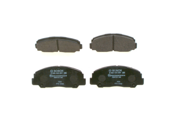 Brake Pad Set, disc brake - 0986424297 BOSCH - 0446560070, 0446560100, 0449160060000