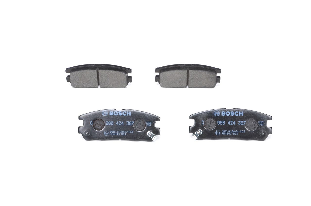 Brake Pad Set, disc brake - 0986424367 BOSCH - 1605851, AY060SZ001, 97039269
