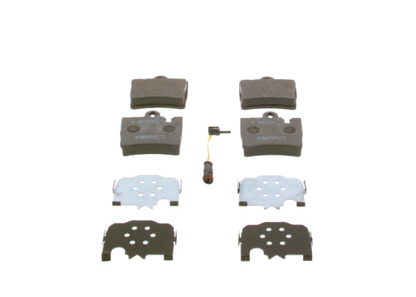 Brake Pad Set, disc brake - 0986424830 BOSCH - 449197404000, 5581080G10000, A0034200620
