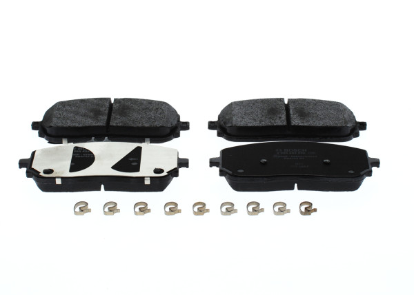 Brake Pad Set, disc brake - 0986424888 BOSCH - A0004201203, A0004203005, A0004204802