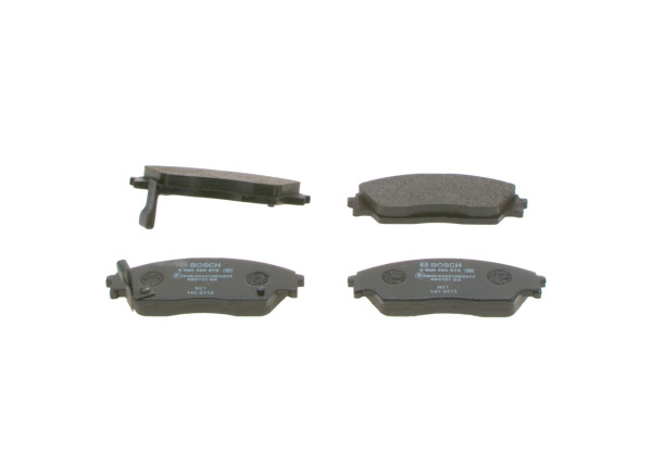 Brake Pad Set, disc brake - 0986460972 BOSCH - AY040HN001, AY040HN004, H4502SH3003