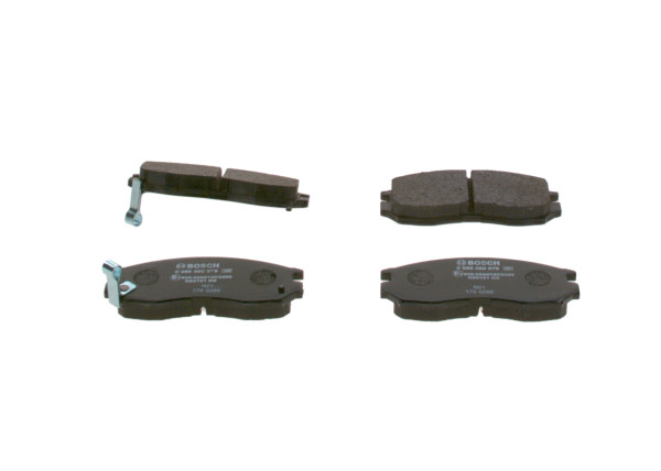 Brake Pad Set, disc brake - 0986460979 BOSCH - 58101M2A01, AY040MT004, MB858375
