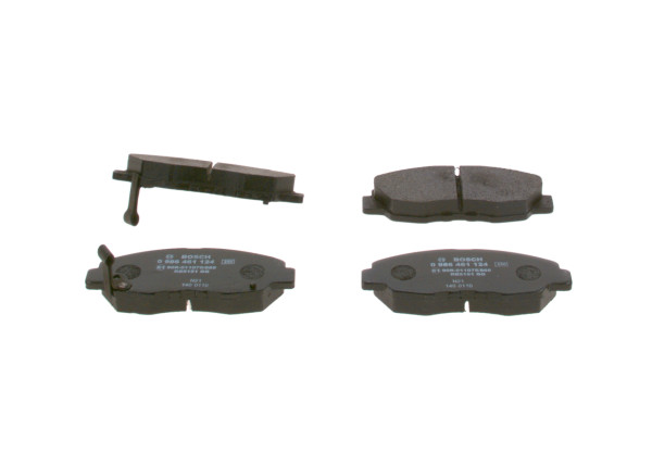 Brake Pad Set, disc brake - 0986461124 BOSCH - 45022-SM4-A00, 45022-SM4-A01, 45022-SNA-A52