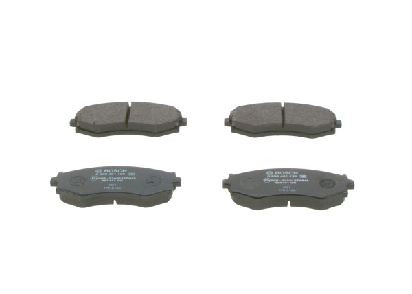 Brake Pad Set, disc brake - 0986461139 BOSCH - 45022-SA6-672, D106M80N90, D106MG8190