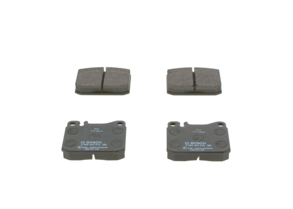Brake Pad Set, disc brake - 0986463412 BOSCH - 1506570, 281698151, A0004205920