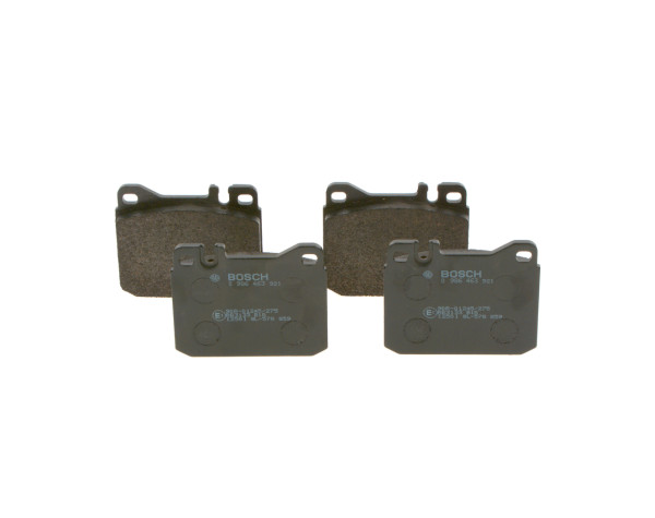Brake Pad Set, disc brake - 0986463921 BOSCH - A0004206320, A0004206420, A0004206520