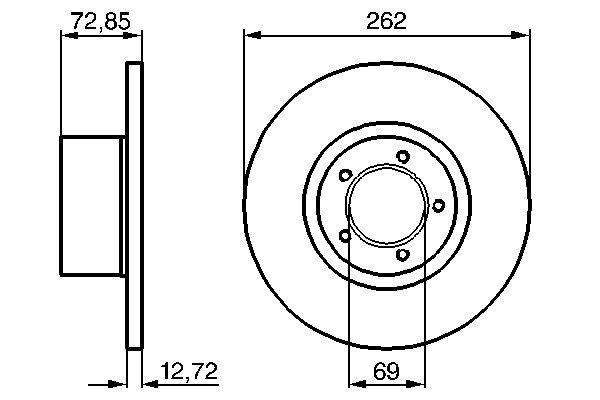 0986478077, Brake Disc, BOSCH, W303142, 1522208, 1549700, 1549701, 1583835, 5022254, 6010231, 6089877, 08329610, 1170614, 1815202509, 230138, 24011301241, 250115000, 3361, 51004, 5273, 561110J, 92009400, B333118, BDC1085, BG2061, BS1085, BS7197, DDF023, DF1640, HPD264, MDC9, W0246, 142264