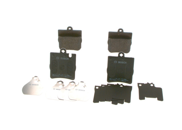 Brake Pad Set, disc brake - 0986494022 BOSCH - A0024205220, A0034202820, A003420282041